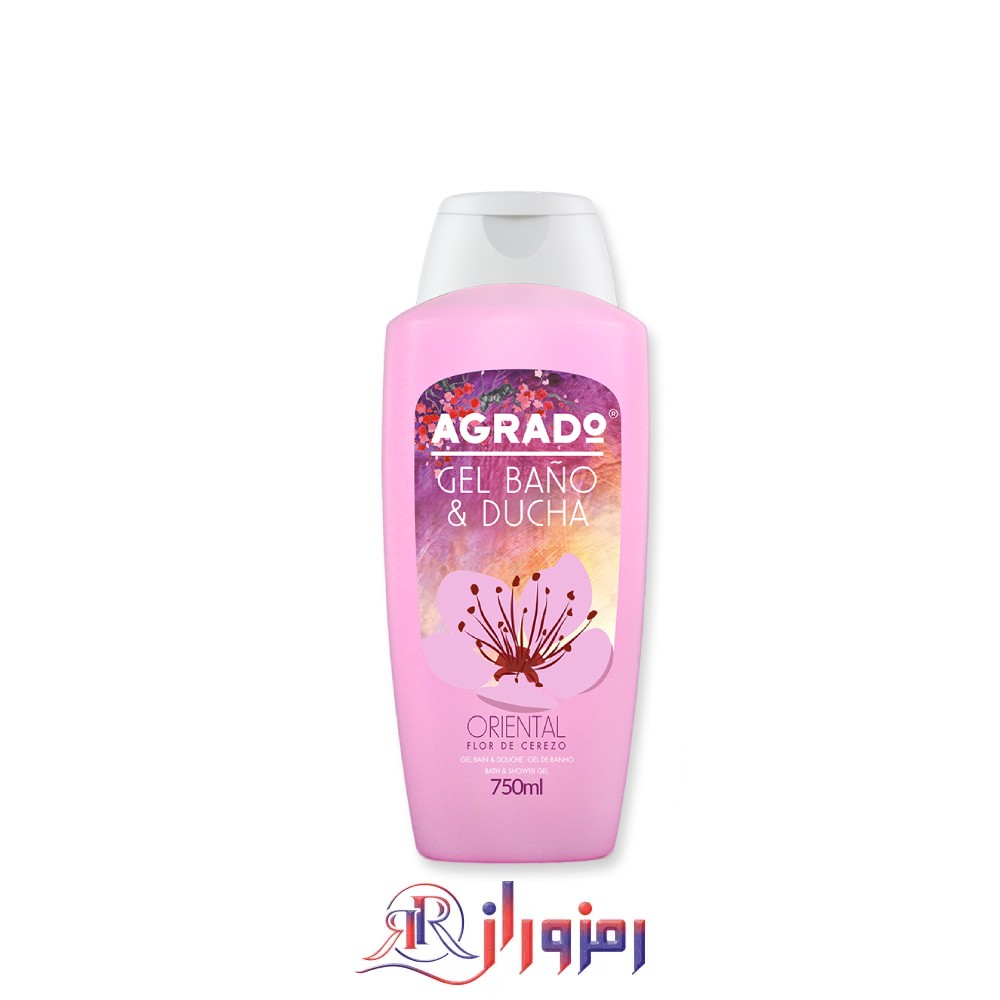 شامپو بدن آگرادو مدل oriental رایحه شرقی حجم 750 میل, خرید و قیمت شامپو بدن آگرادو مدل oriental رایحه شرقی حجم 750 میل